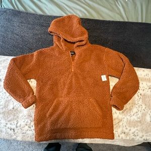 Brown Sherpa Sweatshirt